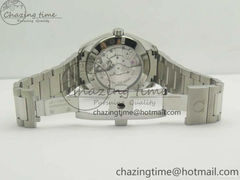 0418 Aqua Terra 150M SS VSF 1:1 Best Edition Blue Wave Textured Dial YG Hand on SS Bracelet A8500 Super Clone Sporty 8026